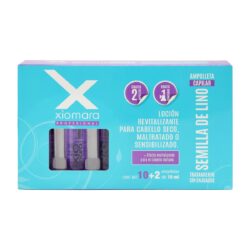 Ampolleta Xiomara Sin Enjuague Semilla De Lino 10x10ml